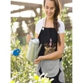 thumbnail image 3 of WSBDENLK Aprons for Women with Pockets Cute Apron Ladies with Pockets 2 Sides Coral Fleece Towel Waterproof Oil Resistant Cooking Kitchen Apron Gifts Apron Women, 3 of 3