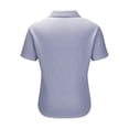 thumbnail image 5 of Dxzfnsa Linen Shirts for Men Lightweight Short Sleeve Button Down Shirts Summer Mens Turndown Collar Beach Tops with Pocket Casual Solid Color Shirts, 5 of 5
