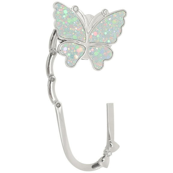 Office Desk 2pcs Bag Hooks Butterfly Handbag Holder Decorative Purse Hook Set