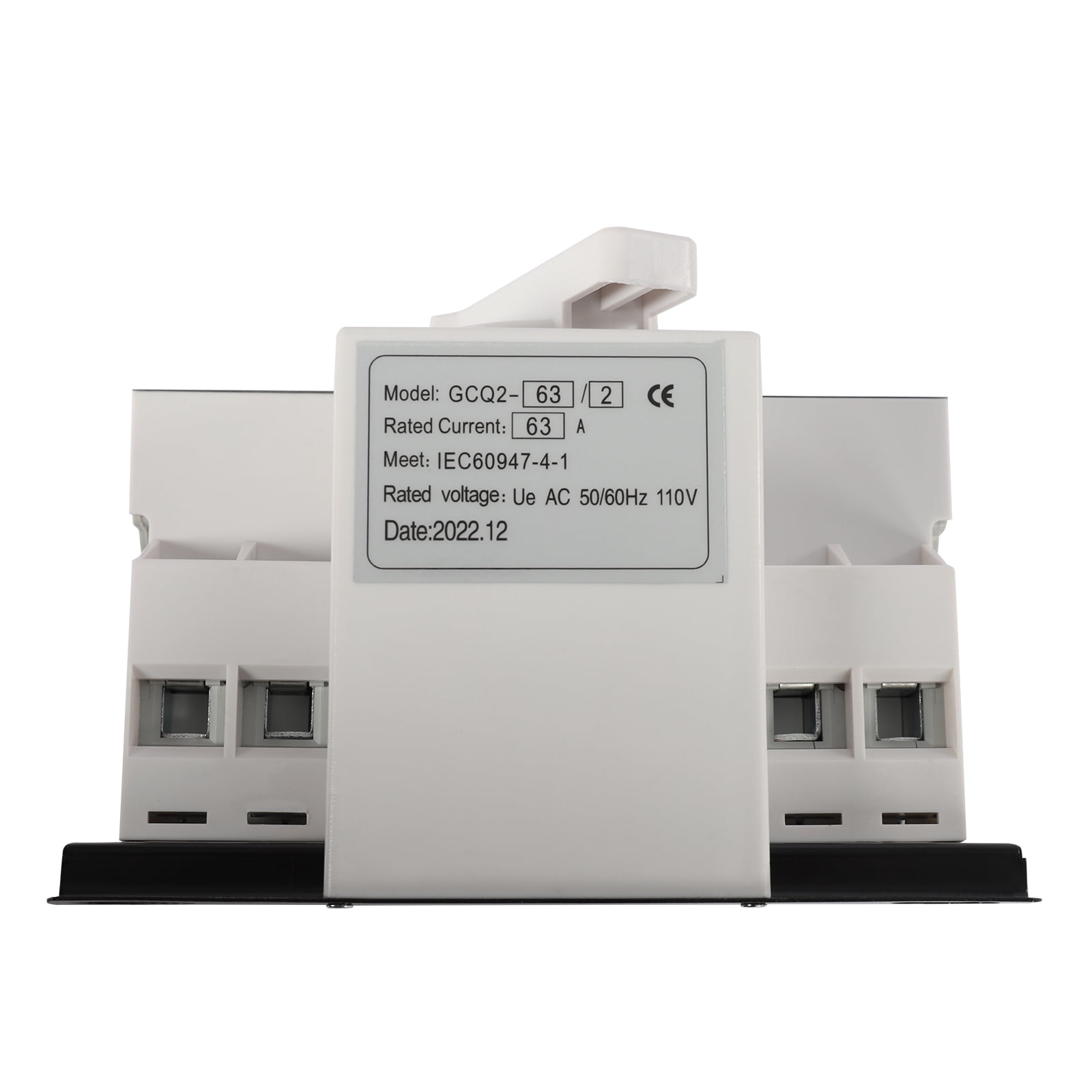 Peakora 110v 2p 63a Mini Dual Power Automatic Transfer Switch Toggle Controller Change-Over Switch Self Cast Conversion Ac-33ib 2p 63a 110v Toggle