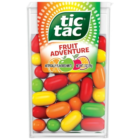 Tic Tac Fruit Adventure Mints, On-The-Go Refreshment, 1 oz, Single Pack