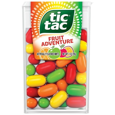 Tic Tac Fruit Adventure Mints, On-The-Go Refreshment, 1 oz, Single Pack