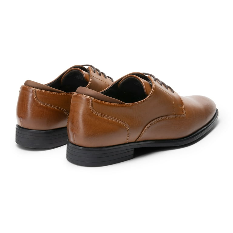 Burudani Men's Oxford Classic Lace Up Formal Dress Shoes