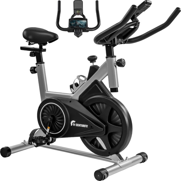 Bicicleta Fija Estatica Spinning 6kg 120kg Acero Soporte Color Gris