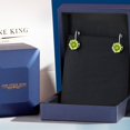 thumbnail image 5 of Gem Stone King 925 Sterling Silver Yellow Lemon Quartz Dangle Earrings for Women | 3.70 Cttw | Gemstone Birthstone | Round 8MM, 5 of 6