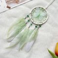 thumbnail image 4 of Green Mini Dream Catchers,Rooster Feather with Butterfly Crystal,Handmade Small Dreamcatcher for Bedroom,A Dream Catcher for Girls,Dream Catchers for Boys,Dream Catcher Wall Decor, 4 of 5