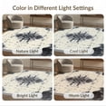 thumbnail image 7 of ODIKA 9'x12' Washable Area Rug Low Pile, Flatwoven, Cowboy Spotted Cow Print Themed Hid Classroom Artificial Large for Great Room, Indoor Concept, Living, 7 of 7
