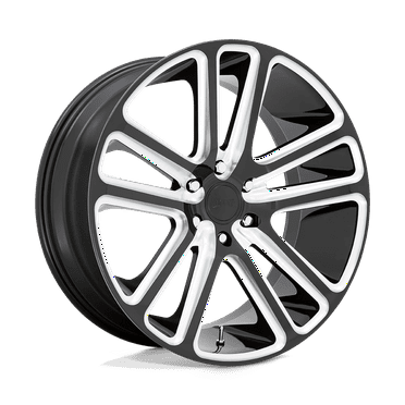 Dub S255 Flex 24X10 6X139.7 30Et 106.1Cb Gloss Black Milled Wheel
