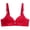 Red bras for women, variant on Wycnly Push Up Bra for Women Comfy Lightweight Compression Daily Bra with Adjustable Strap Elder Underwire Seamless T-Shirt Bras Bras for Women No Underwire Bras
