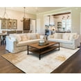 thumbnail image 4 of Motif Printed Faux Rabbit Simone Ivory & Beige 8 ft. x 10 ft. Area Rug, 4 of 6