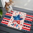 thumbnail image 4 of Independence Day Washable Area Rug 2 x 3 ft 250th Years American Flag Red Blue Star Fireworks, Soft Non Slip Rugs Stain Repellent Indoor Felt Carpet for Living Dining Room Bedroom Home Office, 4 of 9