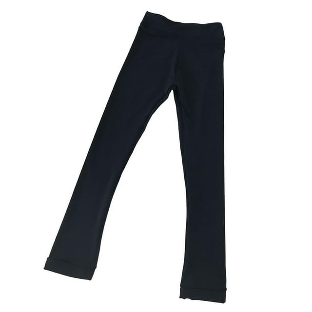 Eigraketly Mallas de patinaje Crystal Sparkling Pants Leggings de patinaje artístico 110 Ropa Deportiva, Zapatos Negro puro 160 cm