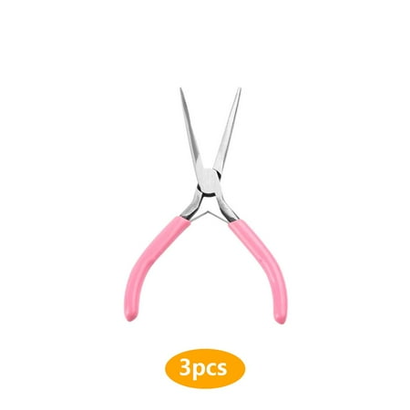 

3 Set 2pcs/Set Plier Stripping Anti-slip Spring Loaded Nippers Craft Jewelry Making Fixing Portable Strippers Hand Tools