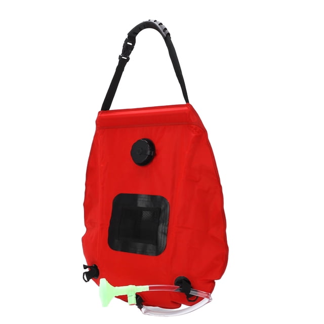 Solar Shower Bag,20L Folding Solar Heated Portable Heating Shower Bags Folding Climbing Bath Bag Multi-Functional