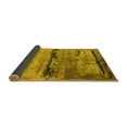 thumbnail image 2 of Ahgly Company Indoor Round Oriental Yellow Industrial Area Rugs, 7' Round, 2 of 4