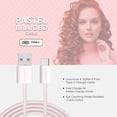 thumbnail image 4 of Liquipel Powertek Pastel Braided USB-A to USB-C - Light Pink, 4 of 7