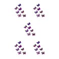 thumbnail image 1 of ZheElen 7pcs/set Colorful Butterflies Clips For Teenager Women - Fashionable And Exquisite Craftsmanship purpel 4.5cm 5Set, 1 of 6