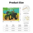 thumbnail image 2 of Picia farmer working with tractor at field Pattern Decorative Picture – Unique Wall Art, Modern Canvas Print for Trendy Interiors (Horizontal), 2 of 6