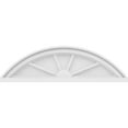 thumbnail image 3 of Ekena Millwork 28"W x 8"H x 2"P Segment Arch 4 Spoke Architectural Grade PVC Pediment, 3 of 7