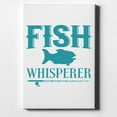 thumbnail image 1 of Fish Whisperer - 8" x 10" - Decorative Canvas Wall Art - White Edge - 5/8" Gallery Wrapped, 1 of 2