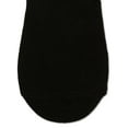 thumbnail image 3 of No Boundaries Women’s Fashion Black Stay-Put Liner Socks, 10-Pack, Sizes 4-10, 3 of 4