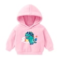 thumbnail image 5 of LEKWK Cute Hoodies for Girls Graphic Print Drop Shoulder Sweatshirt Long Sleeve Relaxed Fit Casual Daily Playwear Active Tops 1-8Y, 5 of 6