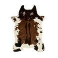 thumbnail image 1 of H-Luxe Faux Fur Cowhide Rug, 1 of 3
