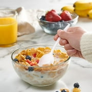 Pantry Value Everyday Disposable Plastic Spoons for Soup, Lightweight Cutlery, White, 400 Count