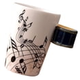 thumbnail image 1 of Taza de cerámica Naiovety elegante y duradera con diseño de notas musicales Type3 NO3, 1 of 1