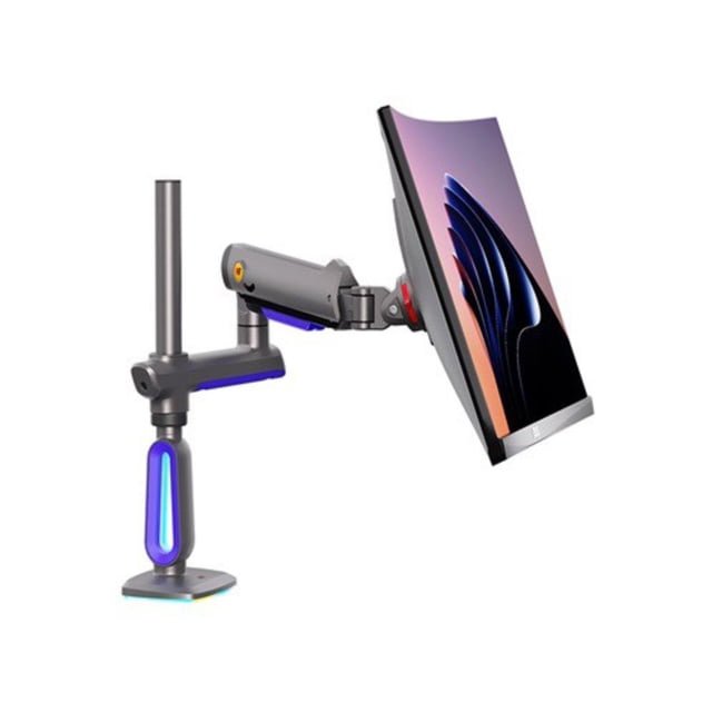 Soporte para Monitor de 32” a 60” con Iluminación RGB North Bayou | Ajuste de Altura y Extensión