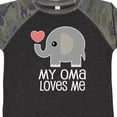 thumbnail image 4 of Inktastic My Oma Loves Me Grandchild Boys or Girls Toddler T-Shirt, 4 of 5