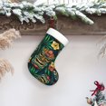 thumbnail image 6 of Salouo Tropical Tribe Mask Print Christmas Stockings,Large Xmas Stocking Set of 1 Holiday and Farmhouse Stocking for Christmas Holiday Party Decoration(17.7*11 Inch), 6 of 7