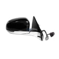 thumbnail image 2 of KarParts360 For Jeep Compass 2017 18 19 20 2021 Door Mirror Passenger Side | Power Glass | Heated | Foldaway | Textured Black | Paint To Match Cover | w/ Chrome Trim | w/ Turn Signal Light | CH132150, 2 of 3