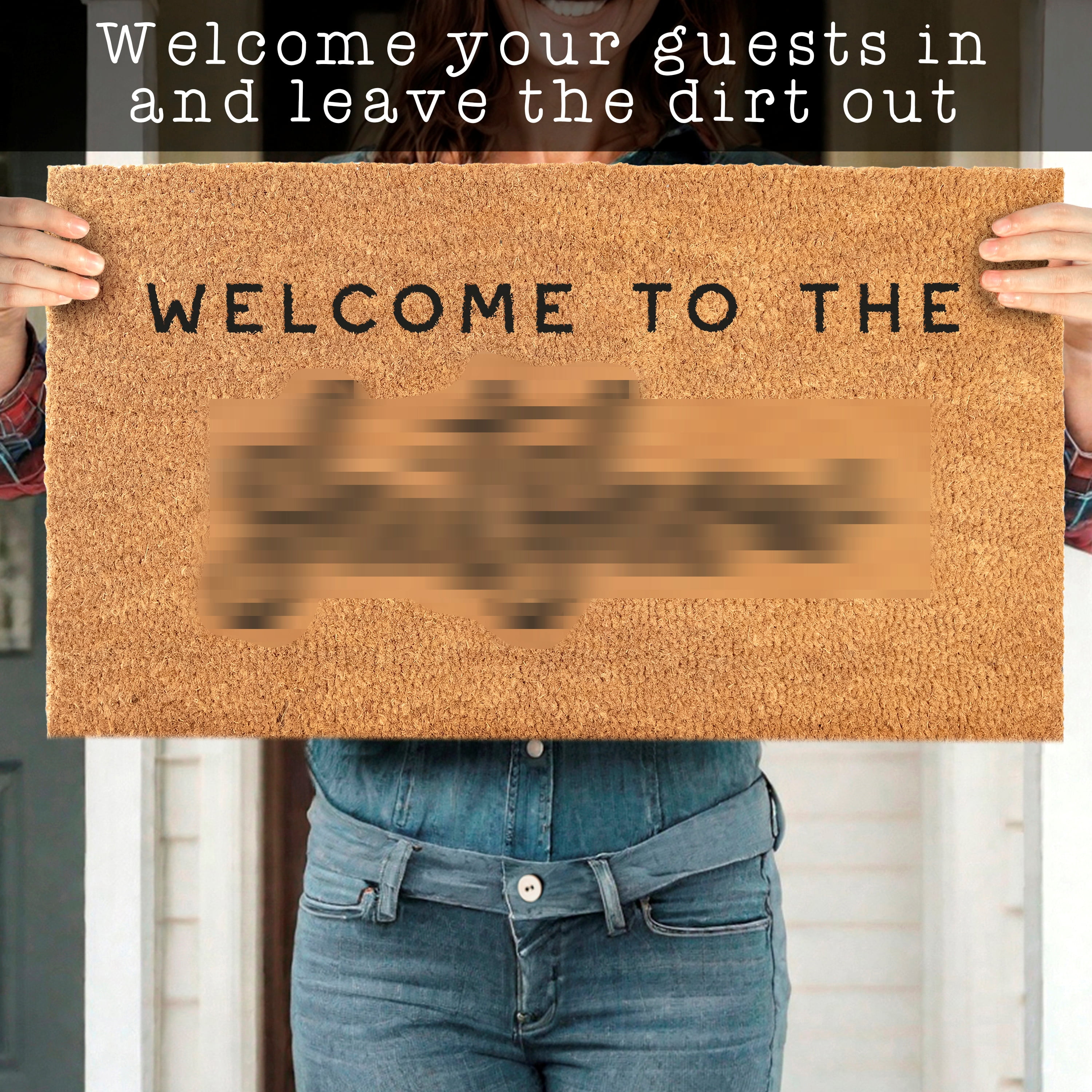 Welcome to The Shitshow Doormat 30x17 Inch Welcome Mat Outdoor Coir Door Mat
