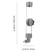 thumbnail image 4 of UPOUART Birds Water Dispenser Light Grey Non Toxic Plastic Daily Use 1Set, 4 of 5