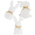 thumbnail image 4 of CIMAXIC easter 3pcs Easter Bunny Wooden Craft Rabbit Shape Wood Cutouts for Painting Drawing,6.69"X4.72"X0.39", 4 of 4