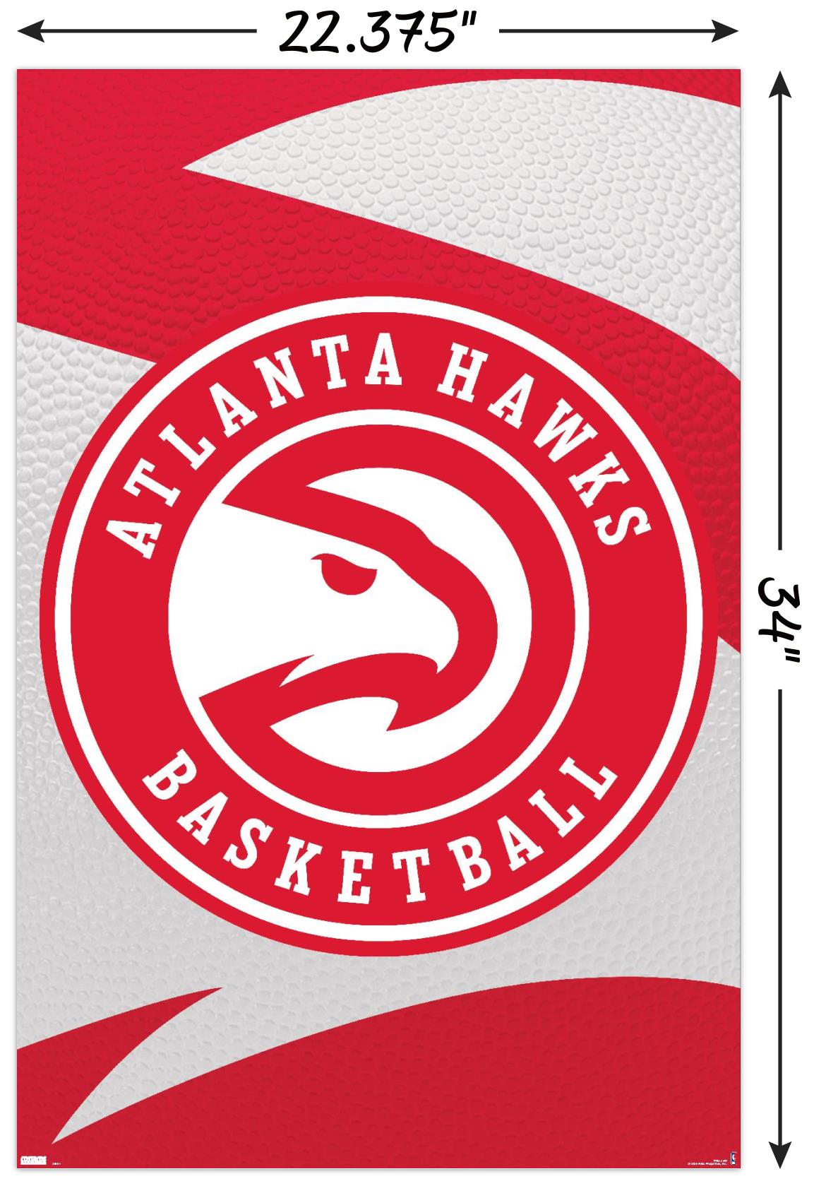 NBA Atlanta Hawks - Logo 20 Wall Poster, 22.375" x 34"