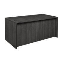 Legacy 60" Wood Desk Shell in Ash Grey