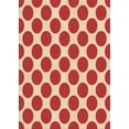 thumbnail image 1 of Ahgly Company Tapis d'Intérieur Lavables en Machine, Rectangle Rouge Transitionnel, 7' x 9', 1 of 7
