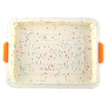 thumbnail image 1 of Bewildely Utensilios de silicona para hornear con asas, bandeja para hornear rectangular, hoja para hornear antiadherente, herramientas para hornear para Utensilios de cocina Numero 3 Bewildely HA026353-03, 1 of 6
