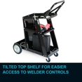 Welding Cart Trolley Welder Plasma Cutter W/Tank Storage and Silent