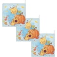 thumbnail image 6 of Coolnut 3 PCS Cute Giraffe Pumpkin Baby Muslin Washcloths, Hello Fall Face Towel Burp Cloths Ultra Soft Absorbent Cotton Bath Wipes Towels for Newborn Boys Girls, 6 of 6
