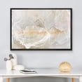 thumbnail image 3 of wall26 Framed Canvas Print Wall Art Pastel Orange Gray Paint Landscape Abstract Shapes Illustrations Minimal Decorative Contemporary Multicolor for Living Room, Bedroom, Office - 16"x24" Bl, 3 of 5