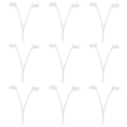 thumbnail image 2 of Miangastore Swimming Pool Cleaning Tools Plastic 10Pcs 2.1In X 1.6In X 0.3In, 2 of 8