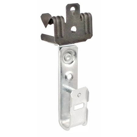 Steel Support Beam - 2 Pcs, 1-5/16 In. Hammer-On J Cable Support Hooks for 9/16 to 3/4 In. Beam, Zinc Plated Steel Provide Support to Sensitive Voice & Data Cables Without Causing Stress