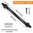 thumbnail image 2 of 14 Inch Spring Gate Closer Adjustable Door Closer Outdoor Carbon Steel Screw Garden Gate Closer, 2 of 5