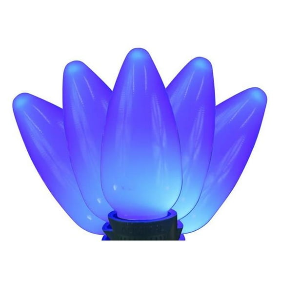 Holiday Bright Lights 9107056 LED PS C9 Christmas Light Bulbs, Blue - 25 Count