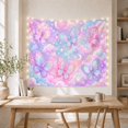 thumbnail image 5 of Cartoon Butterflies in a Fantasy Sky Dreamy Fantasy for Nature Lovers Wall Art Decor Birthday Gift Tapestry Wall Hanging for Bedroom and Nursery, 5 of 7