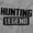 Sport Grey, variant on Hunting Legend Awesome Hunter Unisex Plus Fleece Graphic Sweatshirt Brisco Brands 3X