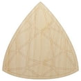 thumbnail image 1 of Trilliant Triangle Gem Diamond Cut Jewelry Wood Shape Unfinished Piece Cutout Craft DIY Projects - 6.25 Inch Size - 1/4 Inch Thick, 1 of 7